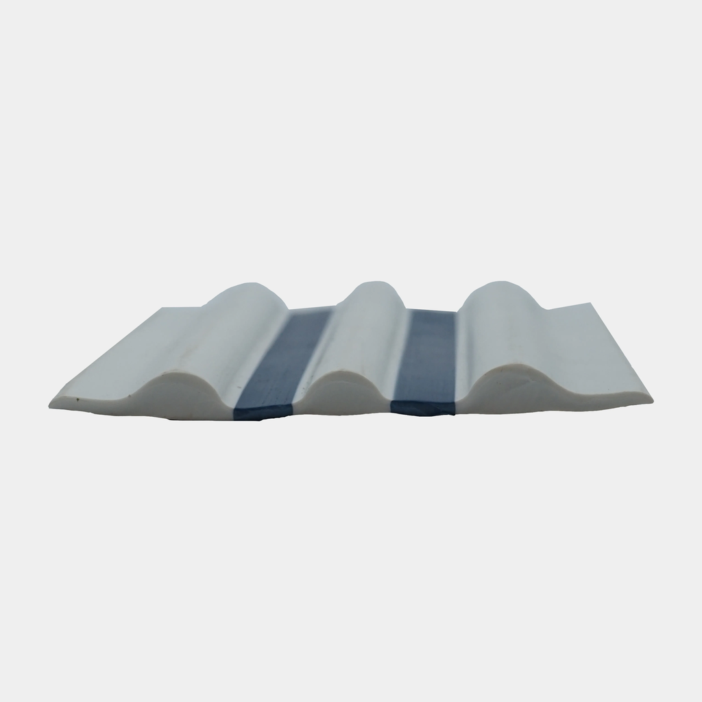 [#000004] Bande de ragage L Blanc & Bleu – Protection Boudin Semi-Rigide