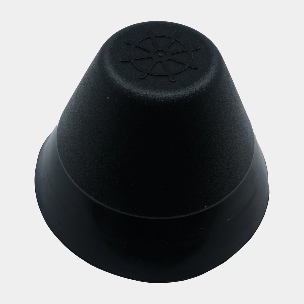 [#000009] Cône de protection arrière plat pour boudin de bateau semi-rigide – Protection extrémité boudin