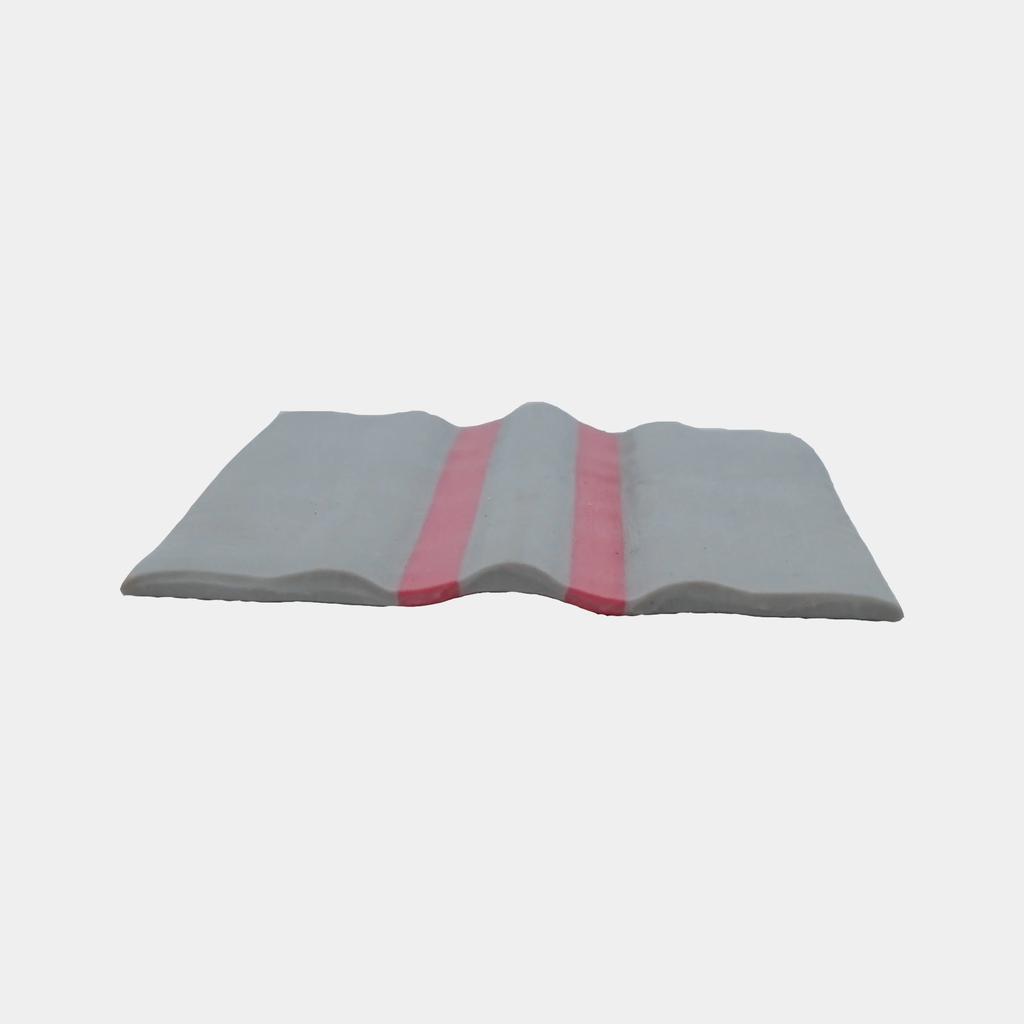 [#000022] Bande de ragage S Gris & Rouge pour Semi-Rigide – Protection Boudin PVC & Hypalon