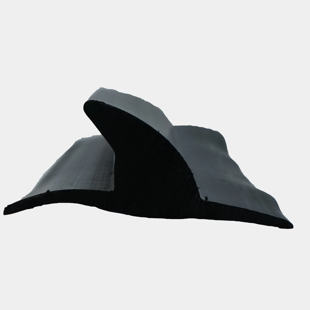 [#000007] Bande de ragage Shark Fin Noir pour Semi-Rigide – Protection Boudin PVC & Hypalon